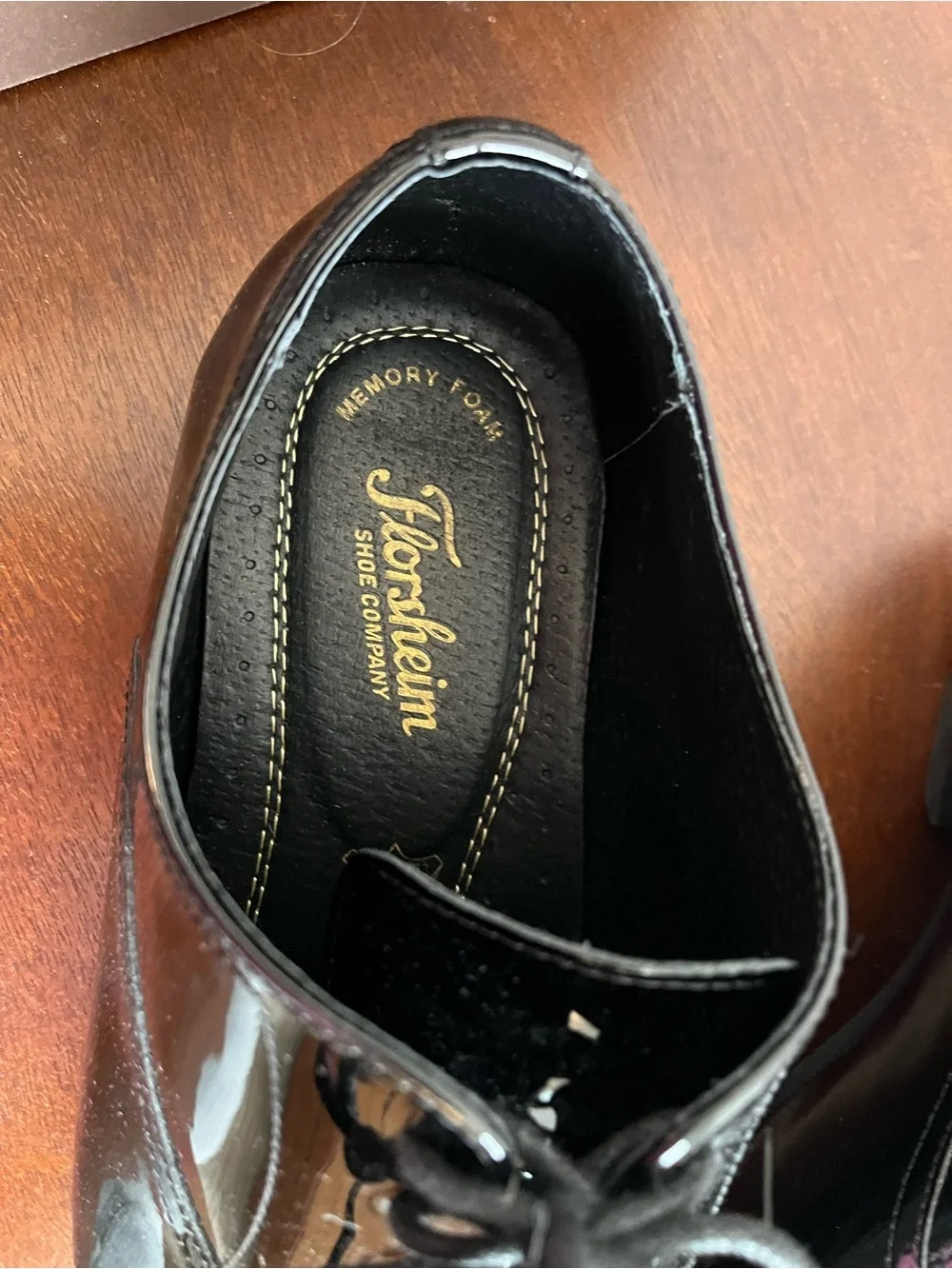 Florsheim Black Patent Leather Oxford Dress Shoes